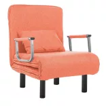 2-in-1 Armchair Bed, Multiple Colors - Orange