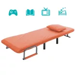 2-in-1 Armchair Bed, Multiple Colors - Orange