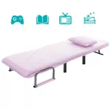 2-in-1 Armchair Bed, Multiple Colors - Pink