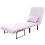 2-in-1 Armchair Bed, Multiple Colors - Pink