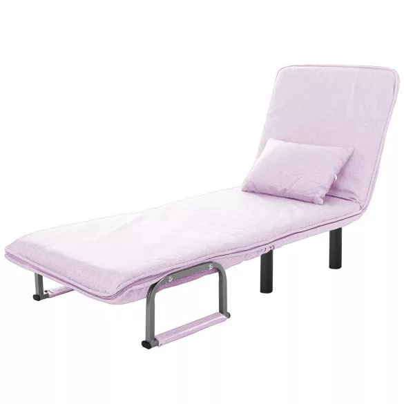 2-in-1 Armchair Bed, Multiple Colors - Pink