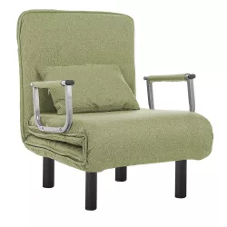 2-in-1 Armchair Bed, Multiple Colors - Green