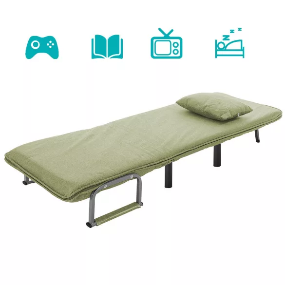2-in-1 Armchair Bed, Multiple Colors - Green