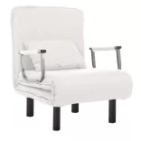 2-in-1 Armchair Bed, Available in Multiple Colors - Beige