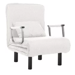 2-in-1 Armchair Bed, Available in Multiple Colors - Beige