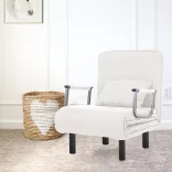 2-in-1 Armchair Bed, Available in Multiple Colors - Beige