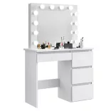 Barcelona Dressing Table, White