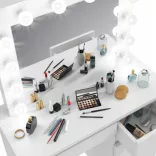 Barcelona Dressing Table, White