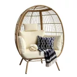 Woven Armchair with Cushion