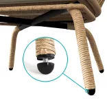 Woven Armchair with Cushion