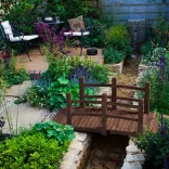 Garden Wooden Bridge