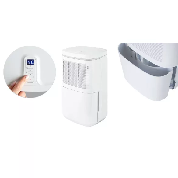 Dehumidifier with LED Display and 2.2L Tank