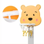 4-in-1 Adjustable Height Kids Play Set, Orange-Yellow