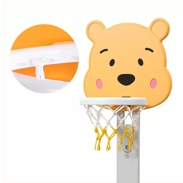 4-in-1 Adjustable Height Kids Play Set, Orange-Yellow