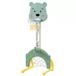4-in-1 Adjustable Height Kids Play Set, Blue-Green