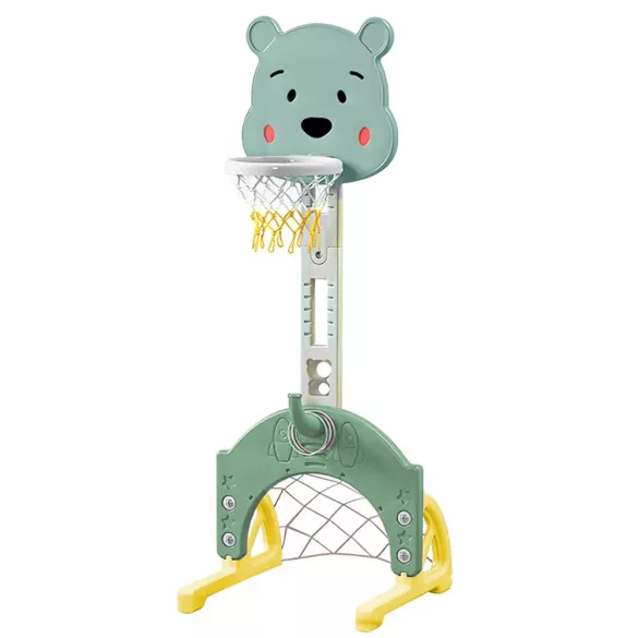 4-in-1 Adjustable Height Kids Play Set, Blue-Green