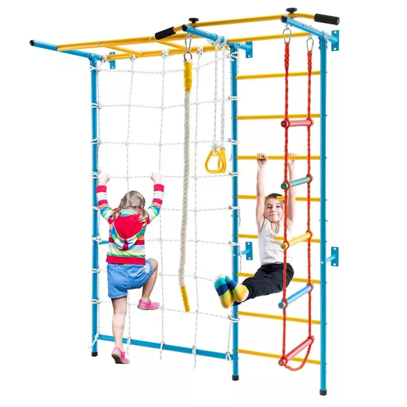 7-in-1 Indoor Sports Wall for Kids
