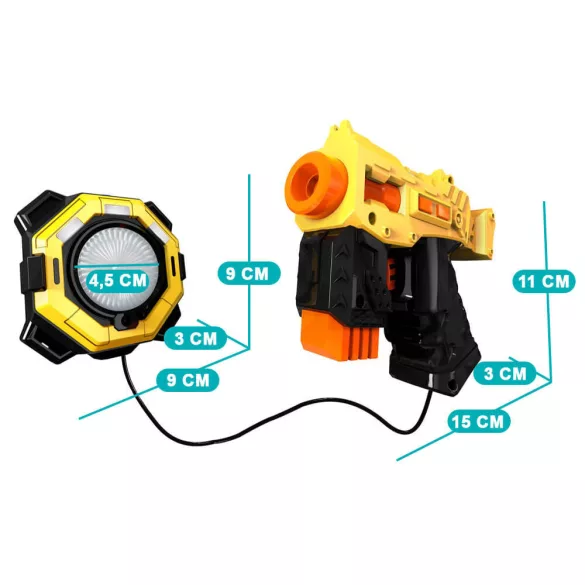 4-person laser gun set