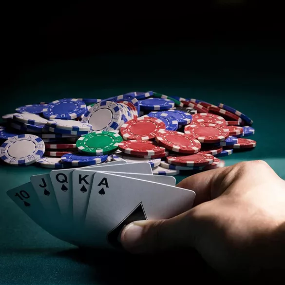 500-piece poker set in aluminum case