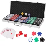 500-piece poker set in aluminum case