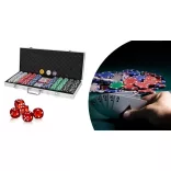 500-piece poker set in aluminum case