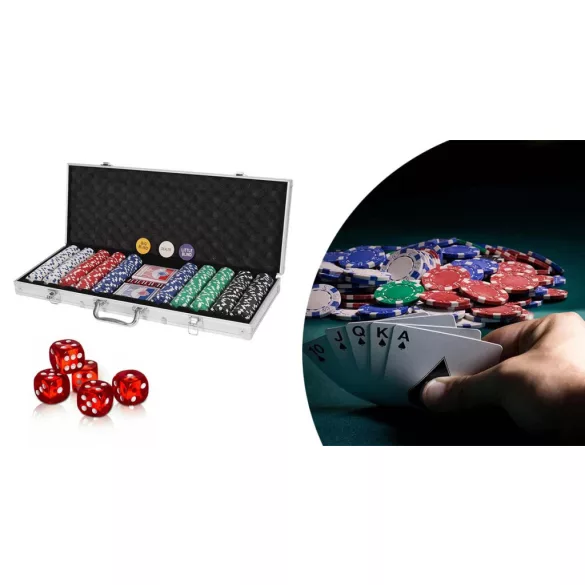 500-piece poker set in aluminum case