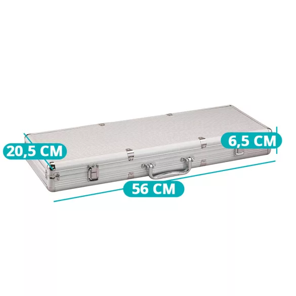 500-piece poker set in aluminum case