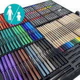 258-piece Drawing and Painting Set for Kids