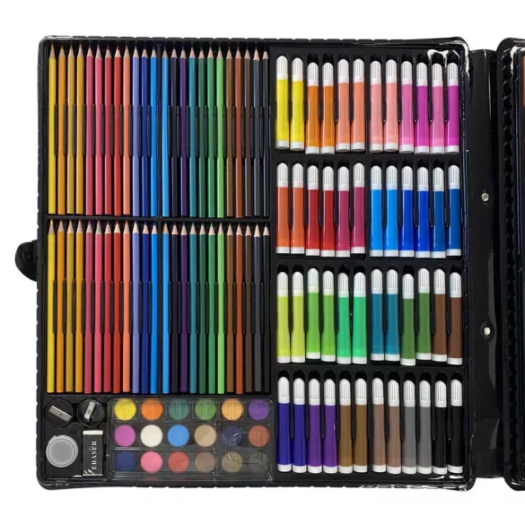 258-piece Drawing and Painting Set for Kids