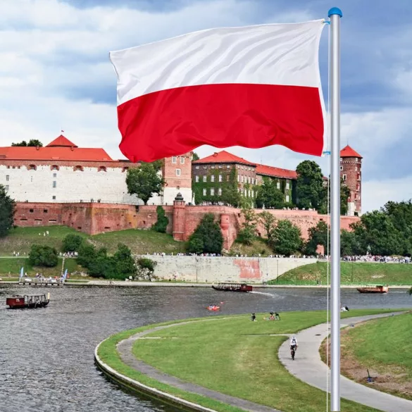 Polish Flag, 90*150cm