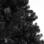 Black Artificial Christmas Tree, 150cm 415 Branches