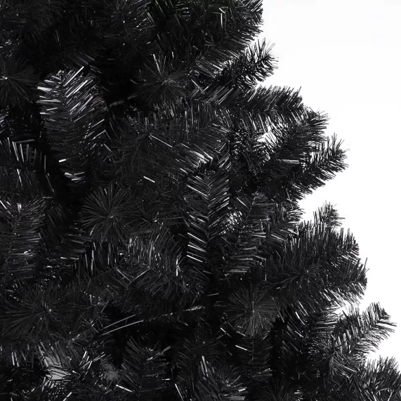 Black Artificial Christmas Tree, 150cm 415 Branches