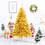 Gold Artificial Christmas Tree, 120cm 230 Branches