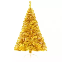Golden Artificial Christmas Tree, 150cm 415 Branches