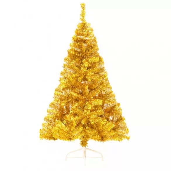 Golden Artificial Christmas Tree, 150cm 415 Branches