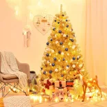 Gold Artificial Christmas Tree, 180cm 708 Branches
