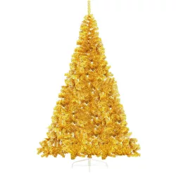 Gold Artificial Christmas Tree, 210cm 1000 Branches