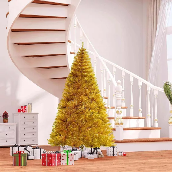 Gold Artificial Christmas Tree, 210cm 1000 Branches