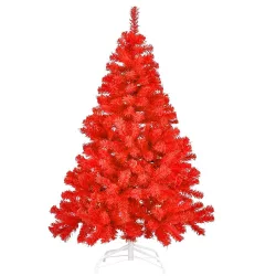 Red Artificial Christmas Tree, 180cm 708 branches