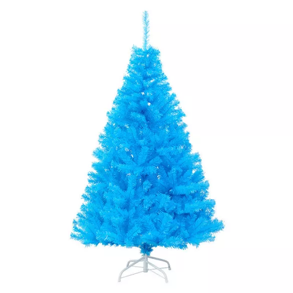 Blue Artificial Christmas Tree, 150cm 415 Branches