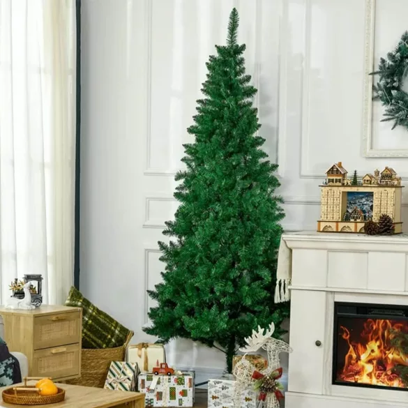 Half Artificial Christmas Tree 150cm, 220 Branches