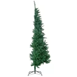 Half Artificial Christmas Tree 210cm, 500 Branches