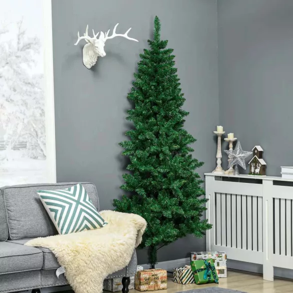Half Artificial Christmas Tree 210cm, 500 Branches