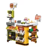 Toy Supermarket Yellow, 65 Pieces