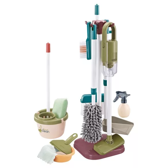 Cleaning Play Set with Standing Vacuum