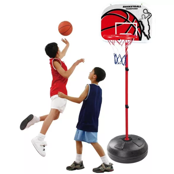 Adjustable Basketball Hoop with Ball and Pump