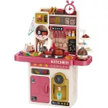 Play Kitchen 89-Piece with Water Dispenser