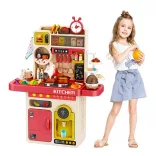Play Kitchen 89-Piece with Water Dispenser