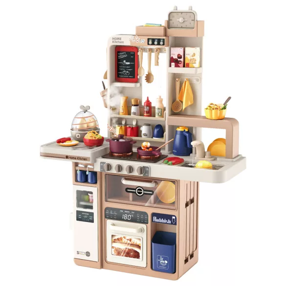 Play Kitchen 72 Pieces, Brown