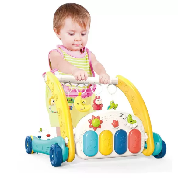 2-in-1 Walker and Piano Play Mat
